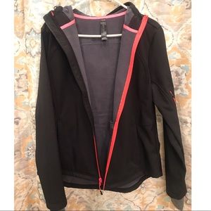 Wind resistant, fleece lined jacket